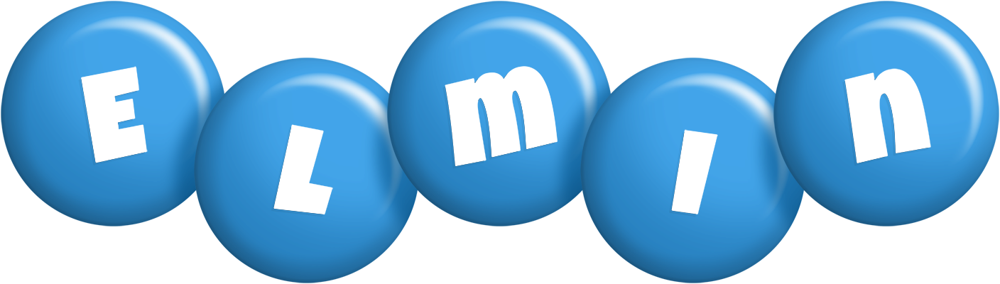 Elmin candy-blue logo