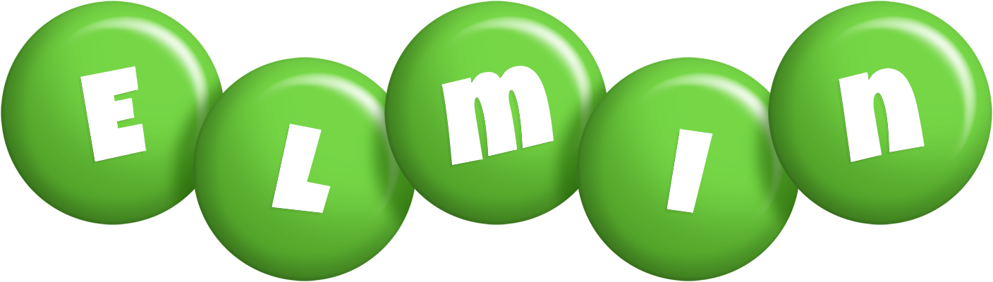 Elmin candy-green logo