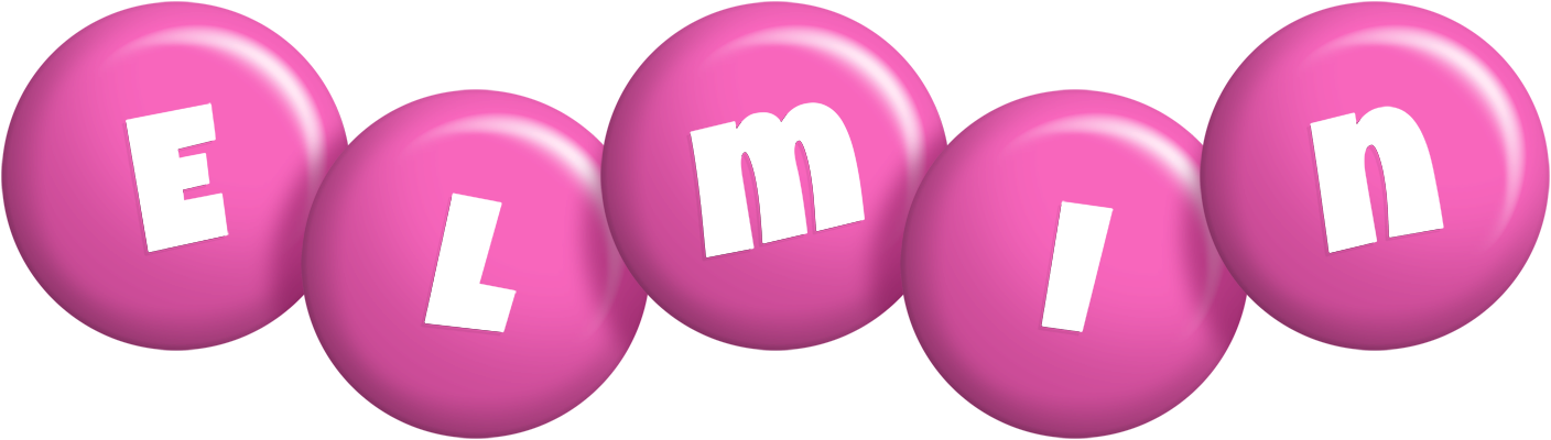 Elmin candy-pink logo