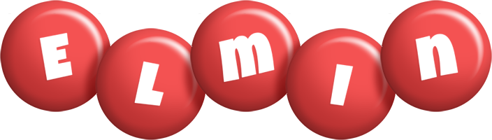 Elmin candy-red logo