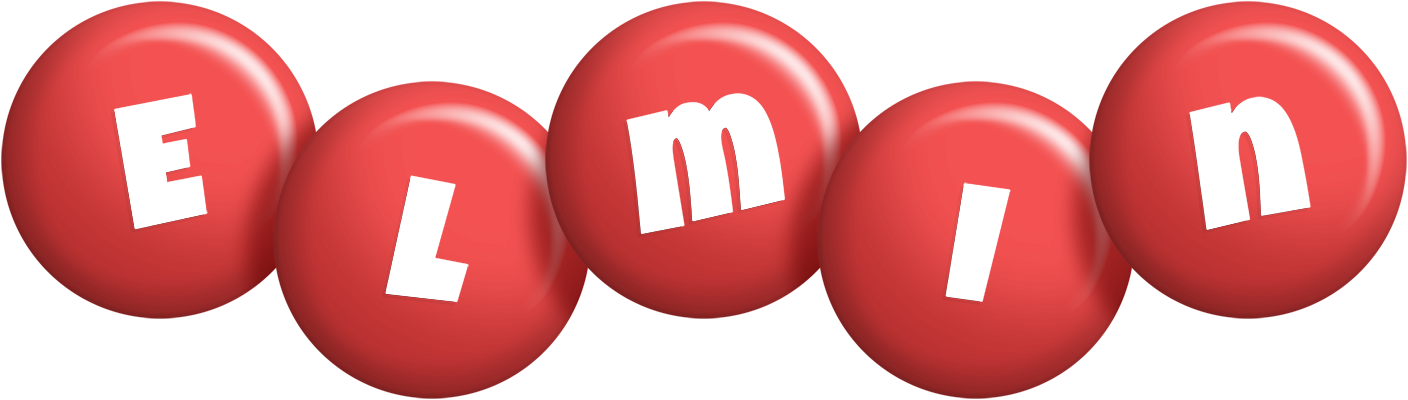 Elmin candy-red logo