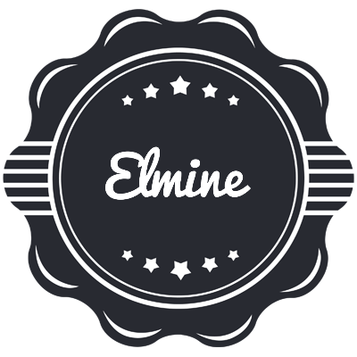 Elmine badge logo