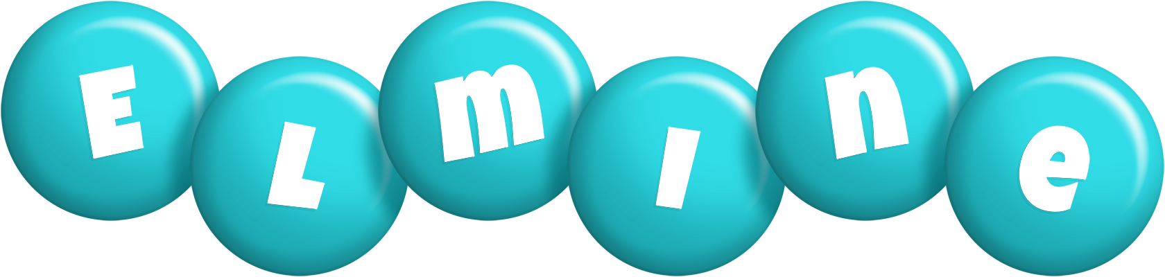 Elmine candy-azur logo
