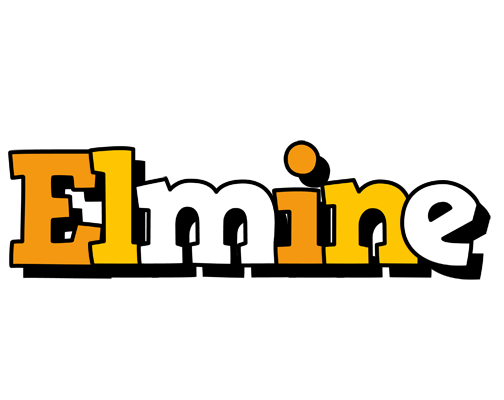 Elmine cartoon logo
