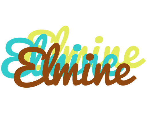 Elmine cupcake logo