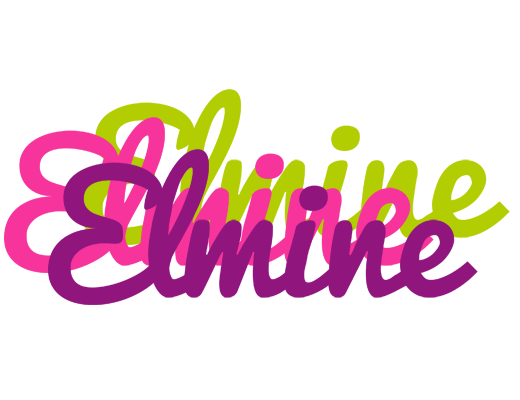 Elmine flowers logo