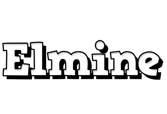 Elmine snowing logo