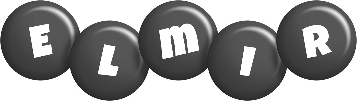 Elmir candy-black logo