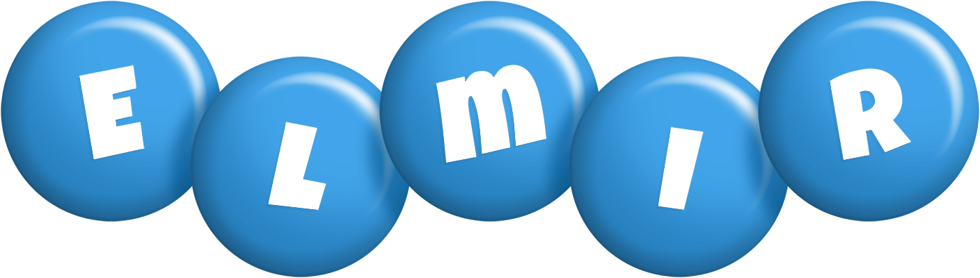 Elmir candy-blue logo