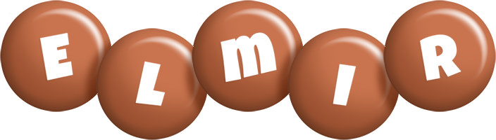 Elmir candy-brown logo