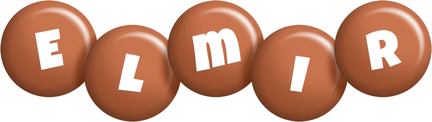 Elmir candy-brown logo