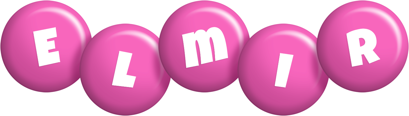 Elmir candy-pink logo