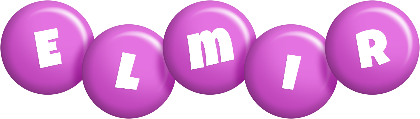 Elmir candy-purple logo