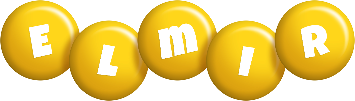 Elmir candy-yellow logo