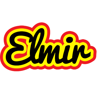 Elmir flaming logo