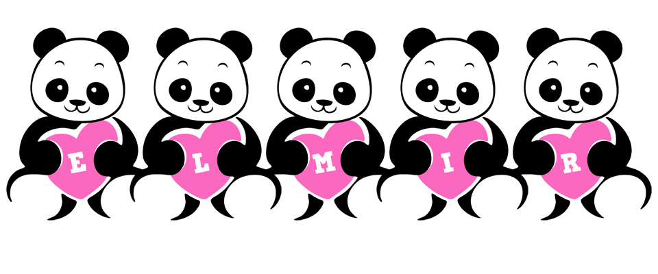 Elmir love-panda logo
