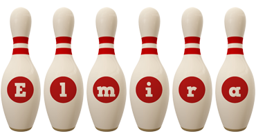 Elmira bowling-pin logo