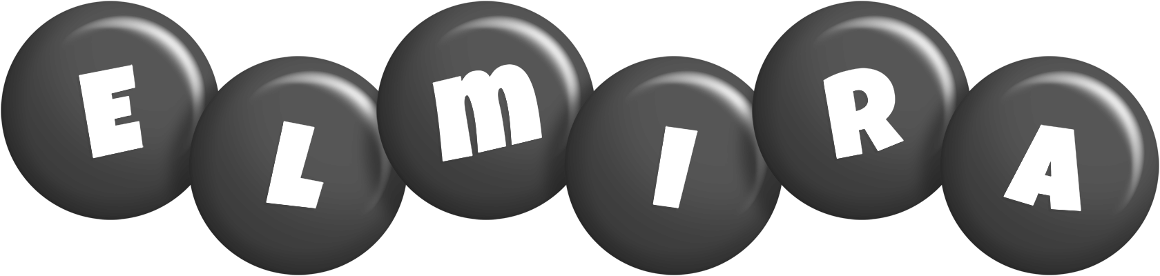 Elmira candy-black logo