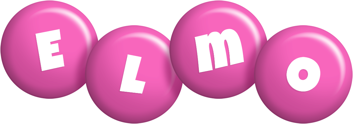 Elmo candy-pink logo