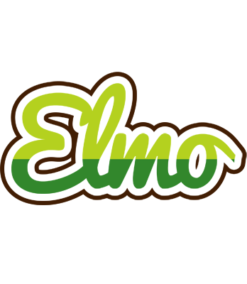 Elmo golfing logo