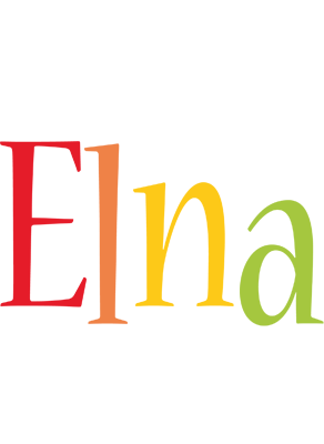 Elna birthday logo