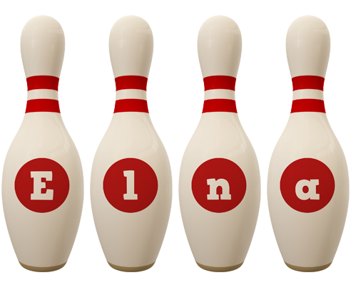 Elna bowling-pin logo