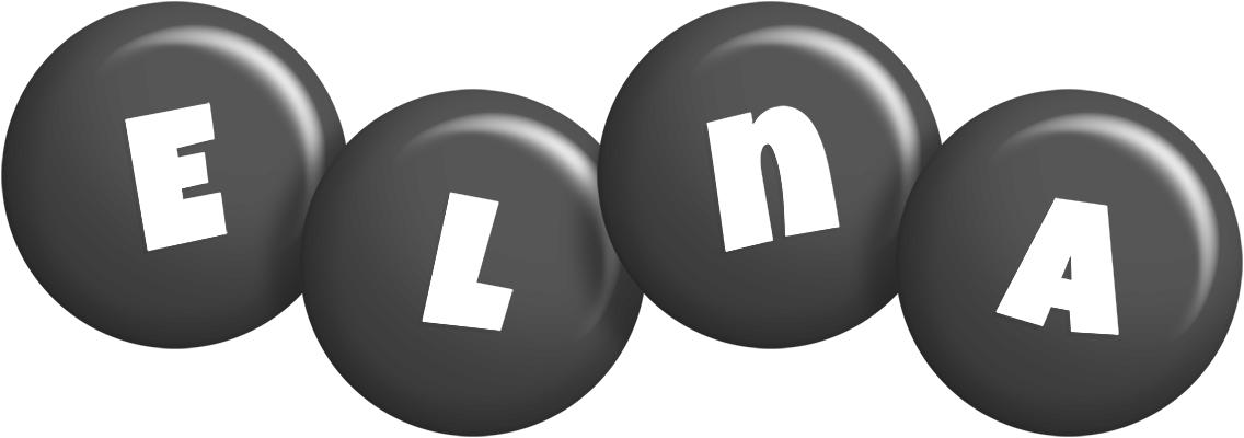 Elna candy-black logo
