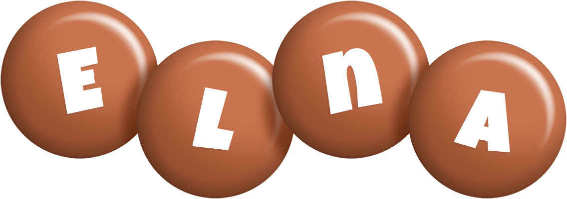 Elna candy-brown logo