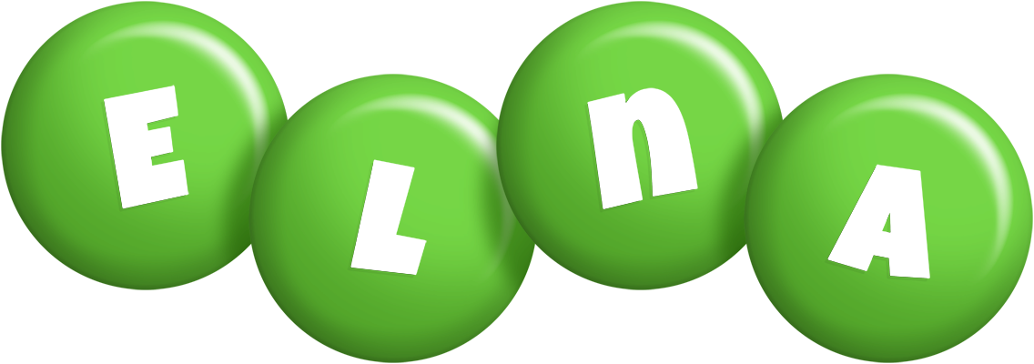 Elna candy-green logo