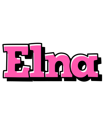 Elna girlish logo