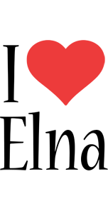 Elna i-love logo
