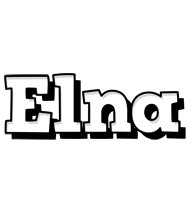 Elna snowing logo