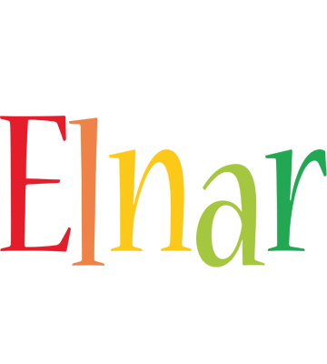 Elnar birthday logo