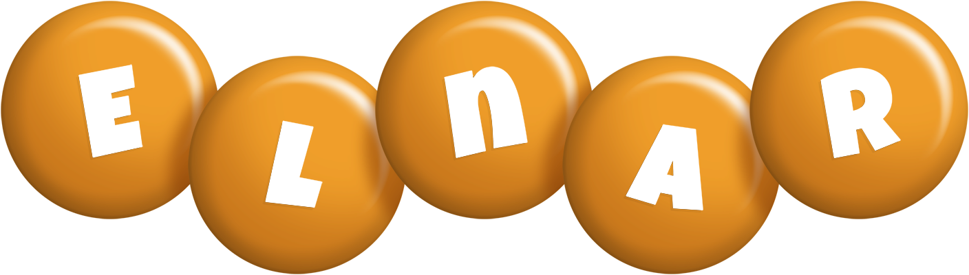 Elnar candy-orange logo