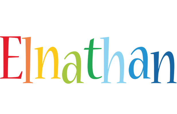 Elnathan birthday logo