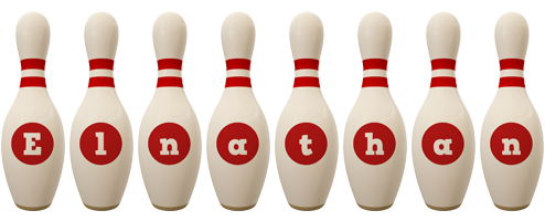 Elnathan bowling-pin logo