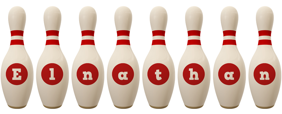 Elnathan bowling-pin logo