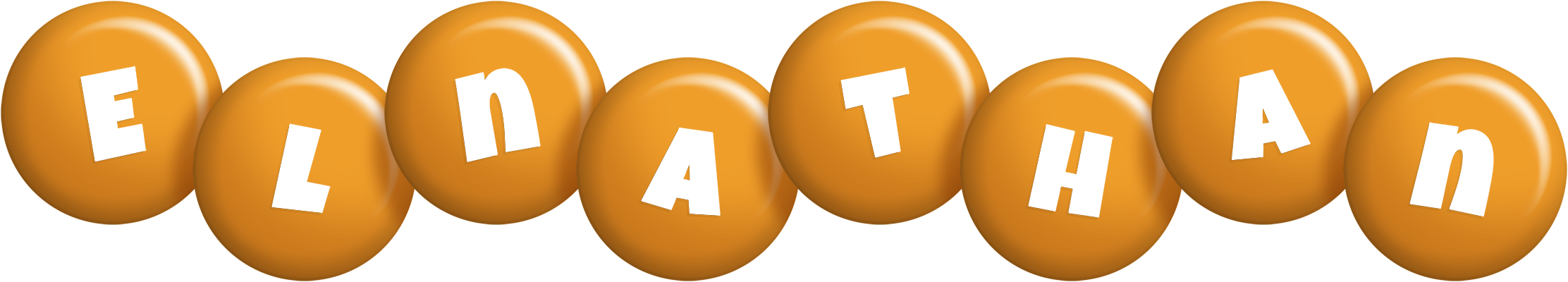Elnathan candy-orange logo