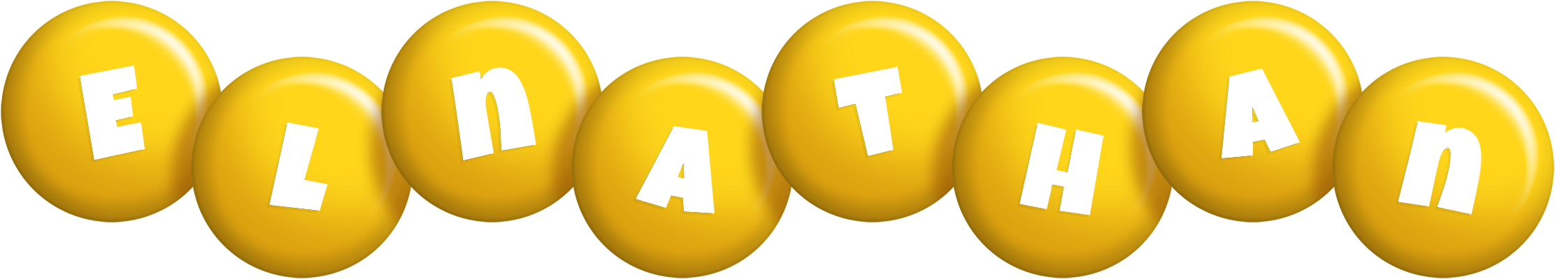 Elnathan candy-yellow logo