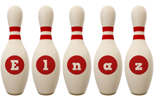 Elnaz bowling-pin logo