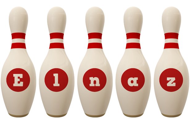 Elnaz bowling-pin logo