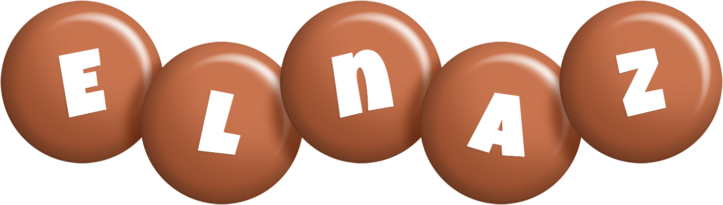 Elnaz candy-brown logo