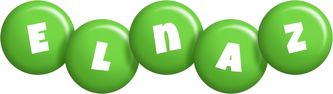 Elnaz candy-green logo