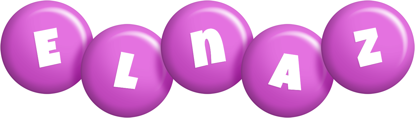 Elnaz candy-purple logo