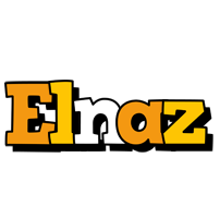 Elnaz cartoon logo