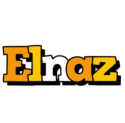 Elnaz cartoon logo
