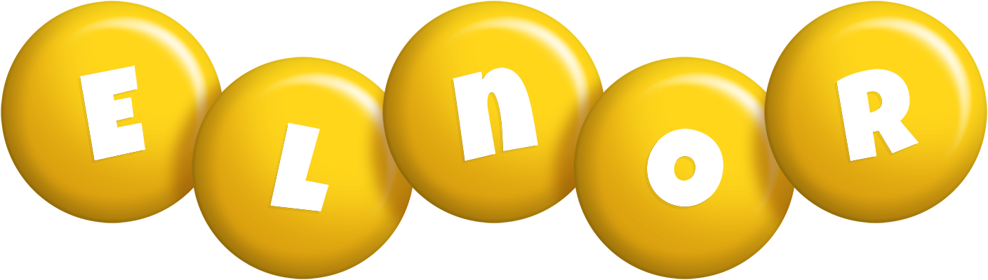 Elnor candy-yellow logo