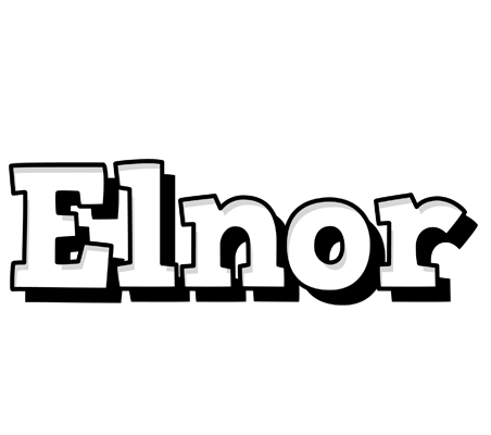 Elnor snowing logo