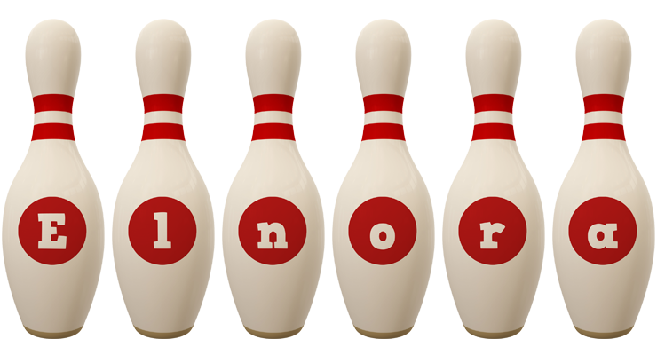 Elnora bowling-pin logo