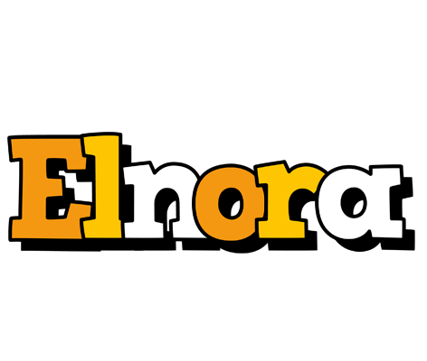Elnora cartoon logo